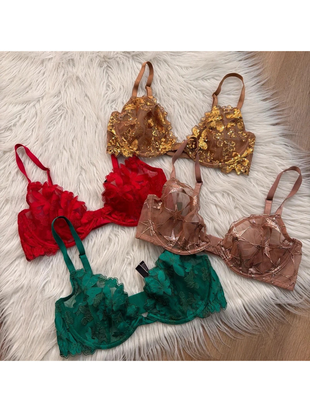 Victoria’s Secret lace bras size 34D